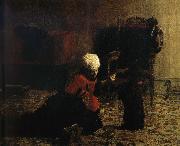 Thomas Eakins Elizabeth and the Dog oil painting